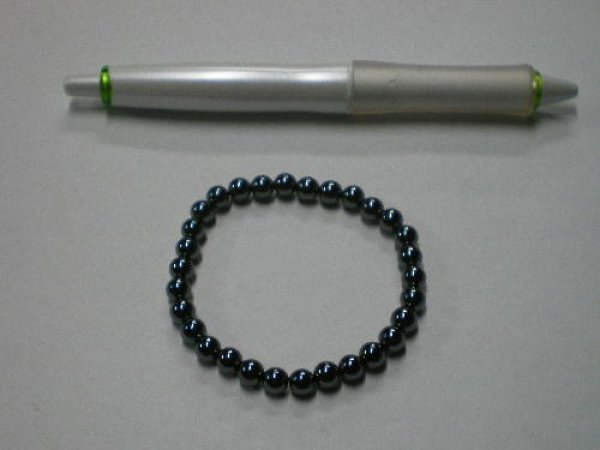 画像3: パワーストーン 念珠 ヘマタイト 大きさ:約0.5cm玉 (3)