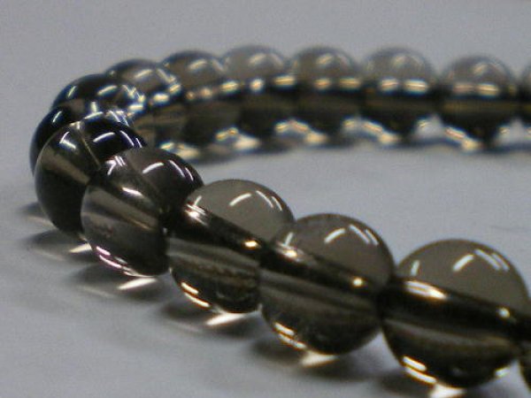 画像2: パワーストーン 念珠 スモーキークォーツ  大きさ:約0.5cm玉 (2)