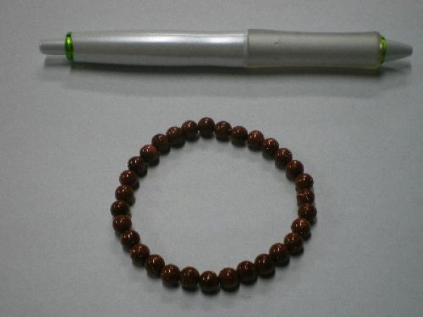 画像3: パワーストーン 念珠 茶金石　大きさ：約０.５ｃｍ玉 (3)