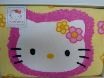 画像1: ハローキティ バスタオル 1P