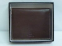 TSand　折財布　定期入れ付　茶　　B-13