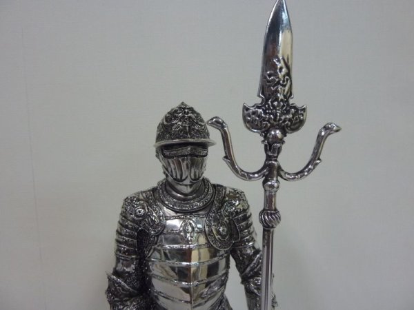 画像4: Veronese Design 置物　戦士（シルバー仕上げ） (4)