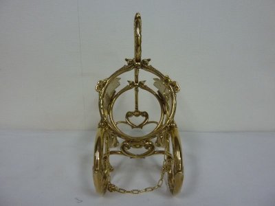 画像2: ワインホルダー　真鍮　アンティーク仕上げ　イタリア製　ST1197