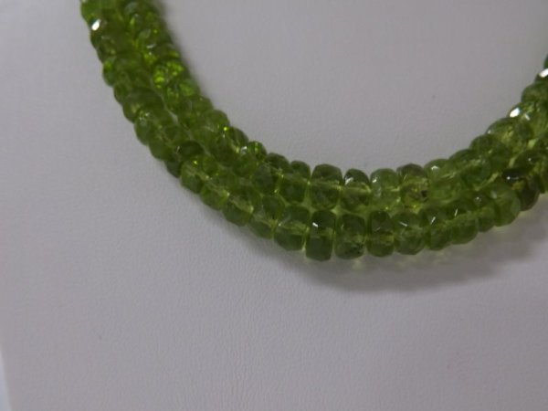 画像4: 2連ペリドットネックレス (4)