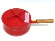 画像2: ダンスクコベンスタイル片手鍋18cm/チリレッド (2)
